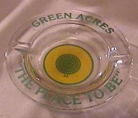 A Green Acres Ashtray