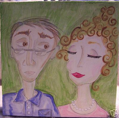 An original acrylic painting entitled 'Green Acres' by Dini