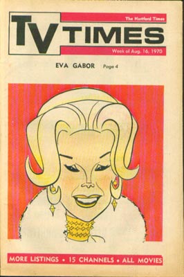A Very Nice Eva Gabor Caricature