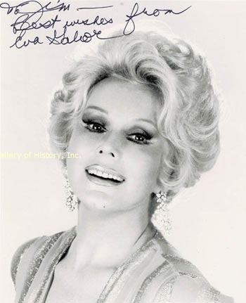 Another Autographed Eva Gabor Photo