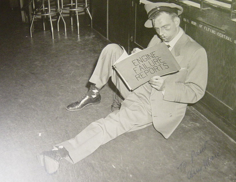 An Autographed Photo of Alvy Moore