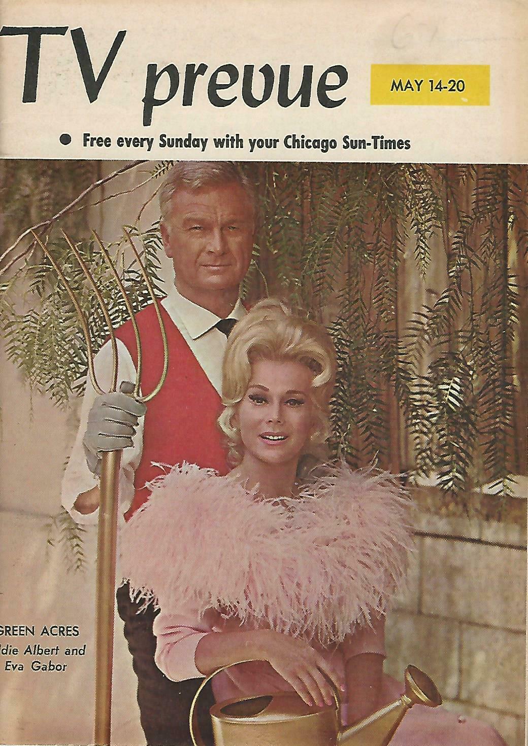 Oliver and Lisa on the cover of TV Prevue Magazine.