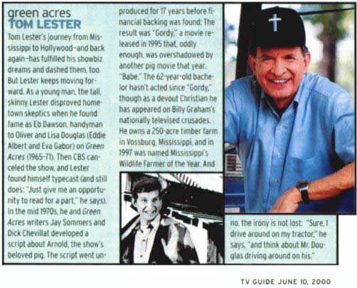 A "where are they now" article about Tom Lester