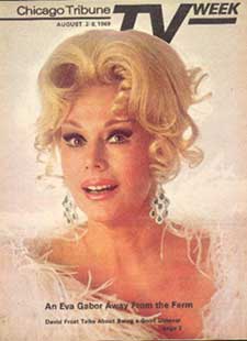A very glamorous Eva Gabor on the cover