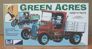 A fake model kit of Mr. Haney's Truck