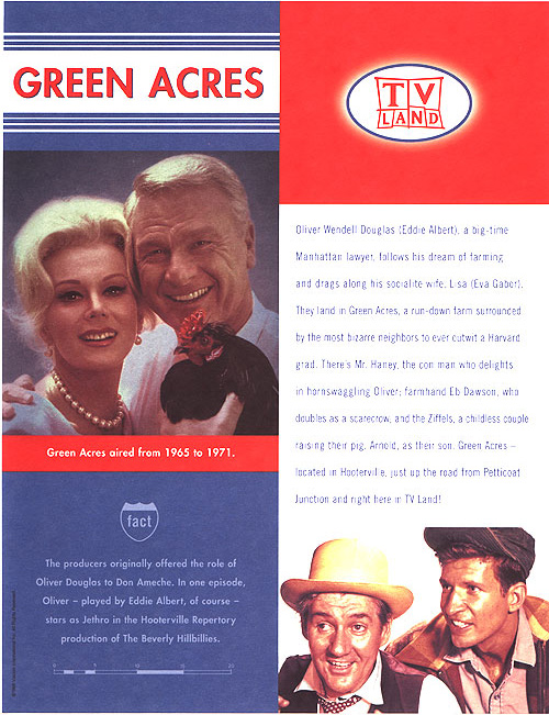 A Nick-At-Night TV Land Flyer