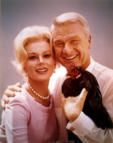 Eddie, Eva, and a rooster