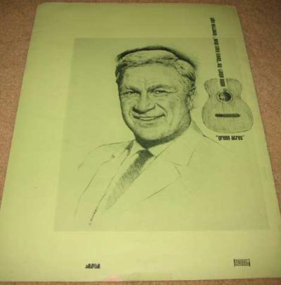 An Eddie Albert Hand Drawn Trade Advertisement