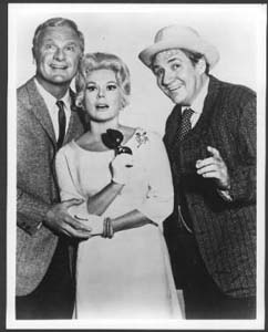 Oliver, Lisa, and Mr. Haney promote Green Acres