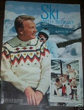 Eddie Albert on the Cover of Ski with Bernat Magazine