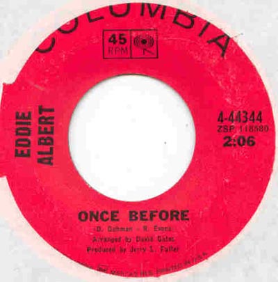 Once Before 45 by Eddie Albert