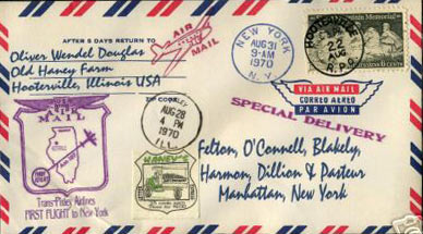 A very fun mock envelope that a fan created and was selling on eBay