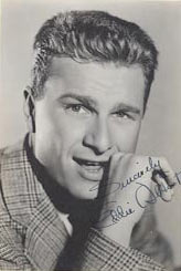 An autographed photo of a young Eddie Albert