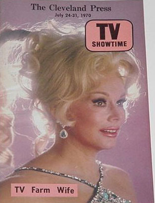 Lisa on the cover of The Cleveland Press TV Showtime