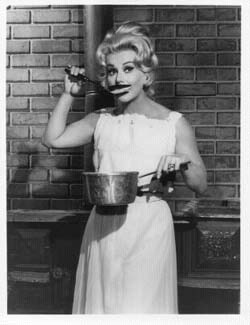 Lisa taste tests some soup