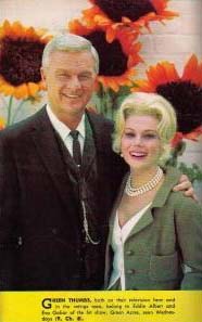 Eddie Albert and Eva Gabor